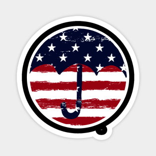 umbrella academy - american flag Magnet