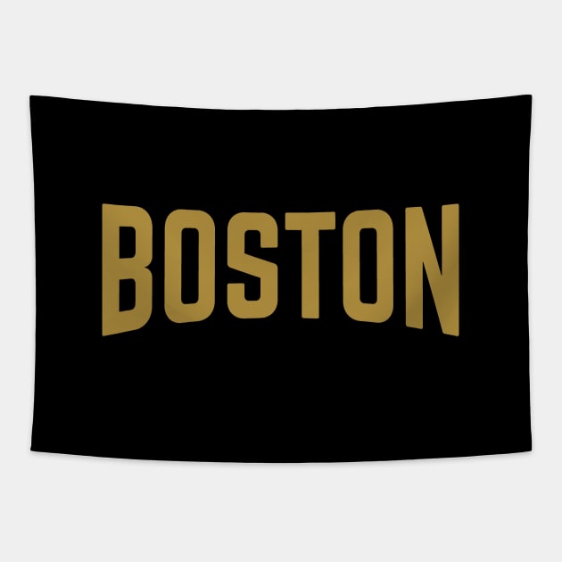 Boston City Typography Tapestry by calebfaires
