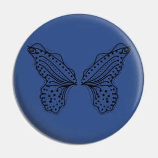 Butterfly wings pattern Pin