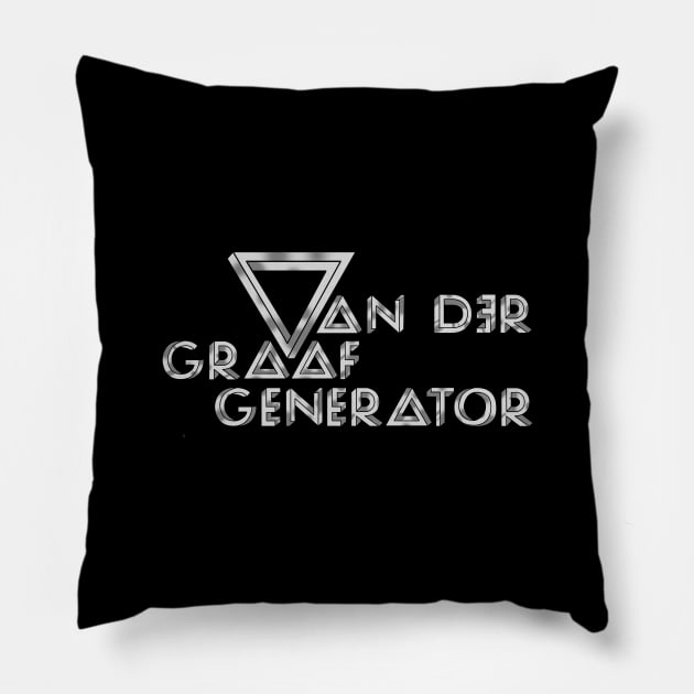 Van Der Graaf Generator Pillow by Only Cool Vibes