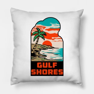 Gulf Shores Alabama Beach AL Pillow