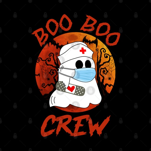 Boo Boo Crew Cute Nurse Costume Girls Funny Halloween by  Funny .designs123