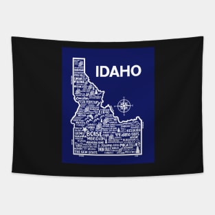 Idaho Map Tapestry