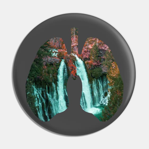 Water fall in Lungs design Pin by Aziz