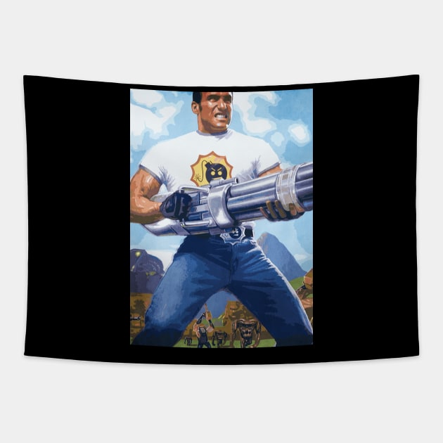 Serious Sam Tapestry by Durro