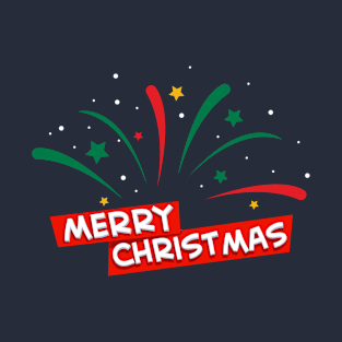 Firework in Christmas T-Shirt