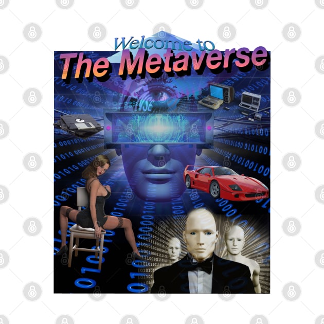 Welcome To The "M e T a V e R $ E" Epic Virtual Reality Computer Technology Social Network Artificial Intelligence Simulation Internet Website Floppy Disc Beta Testing Program Initiative by blueversion