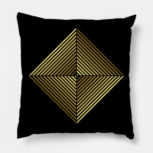 Square - triangles - graphic - geometric pattern Pillow