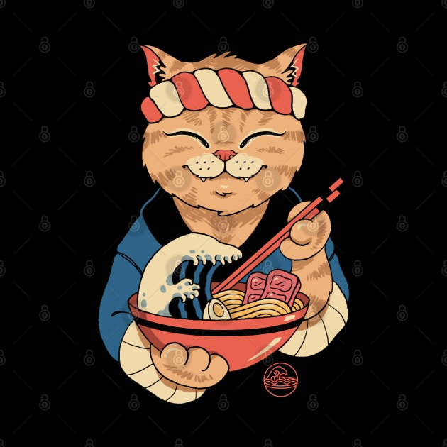 Ramen Meowster by Vincent Trinidad Art