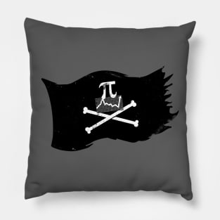 Pi Rates Flag Pillow