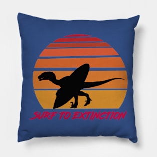 Surf til extinction Pillow