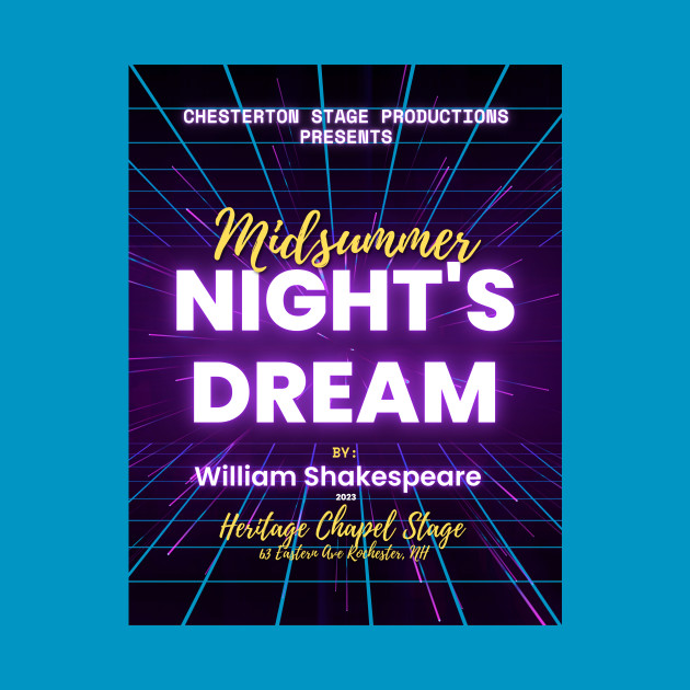 Midsummer Night Dream 1983 Arcade Game by Chesterton Stage Productions