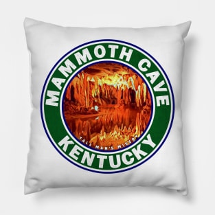 Mammoth Cave Kentucky Cavern National Park Forest Hiking Pillow