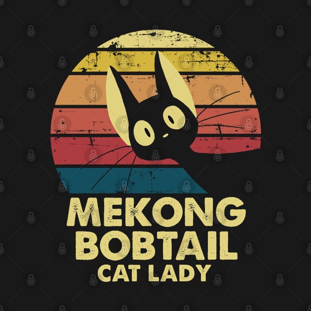 Mekong Bobtail cat mom. Perfect present for mom mother dad father friend him or her by SerenityByAlex