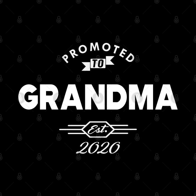 New grandma - Promoted to grandma est. 2020 by KC Happy Shop