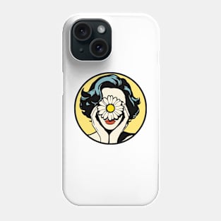 flower face vintage Phone Case