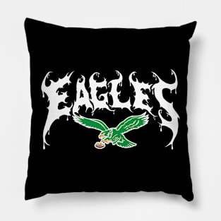 Heavy Metal Eagles Pillow