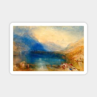 High Resolution William Turner The Lake of Zug 1843 Magnet