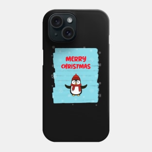 MERRY Christmas Cute Penguin Phone Case