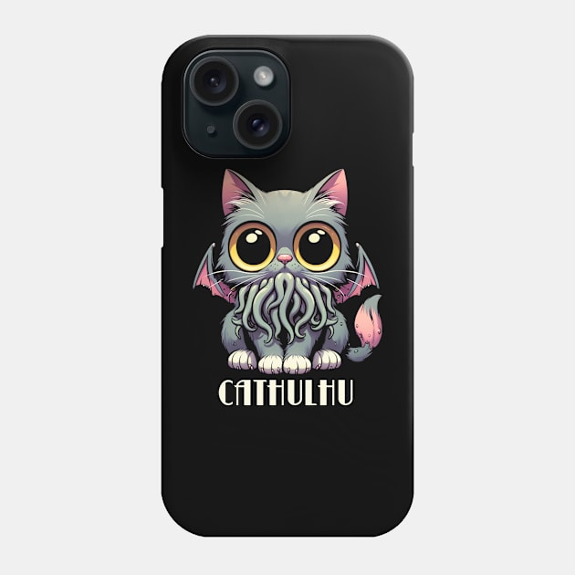 Ethereal Cathulhu Shirt Conquer Fear in Style Phone Case by BoazBerendse insect