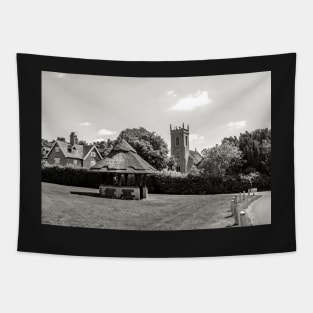 Village green in the English countryside Tapestry