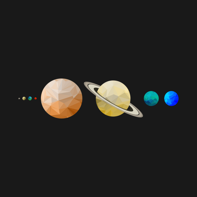 Polygon Planets of he Solar System by VictorVV