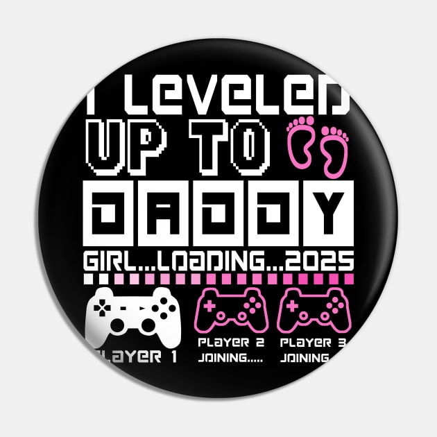 I Leveled Up To Daddy. Twin Loading 2025. Soon To Be Dad. Twin baby girls Pin by ShopiLike