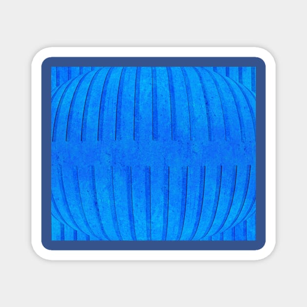 Blue lines Magnet by daghlashassan