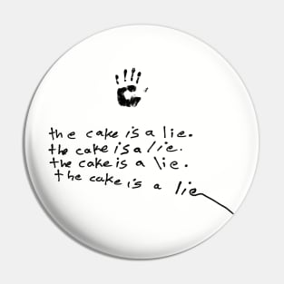 the cake is a lie Pin