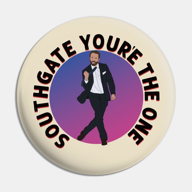 Gareth Southgate You're The One England Football Pin by Hevding