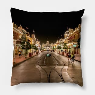 Magic on Main Street Pillow