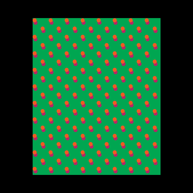 Red Polka Dots Pattern by Brobocop
