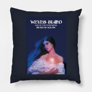 And in the darkness, Hearts aglow Pillow