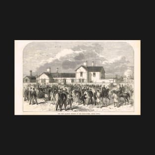 New railway station Epsom Downs 1865 T-Shirt