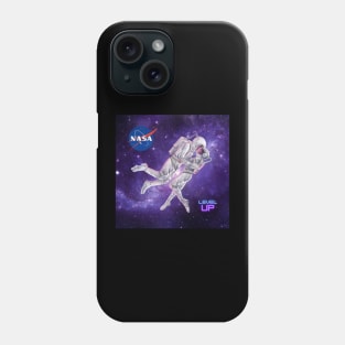 Astronaut Astronauts Space Walking Floating in Space Astro Space city Houston 3 Phone Case