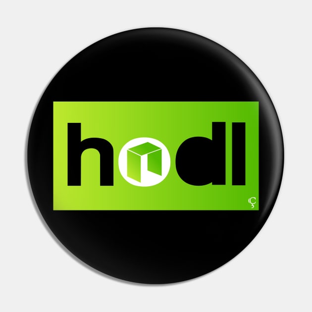 NEO-"HODL" Pin by CryptoDeity