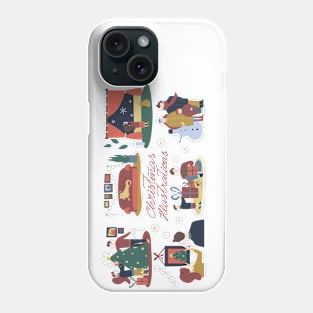 Christmas Clip Art Phone Case