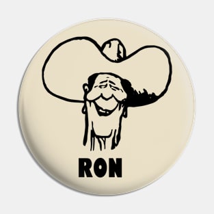 "Ron" Ronald Reagan Pin