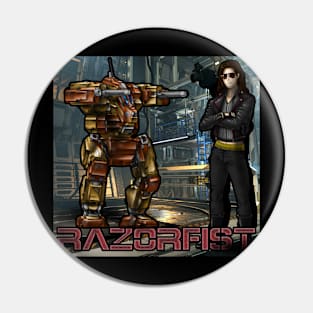 Razorfist and his Blackjack Pin