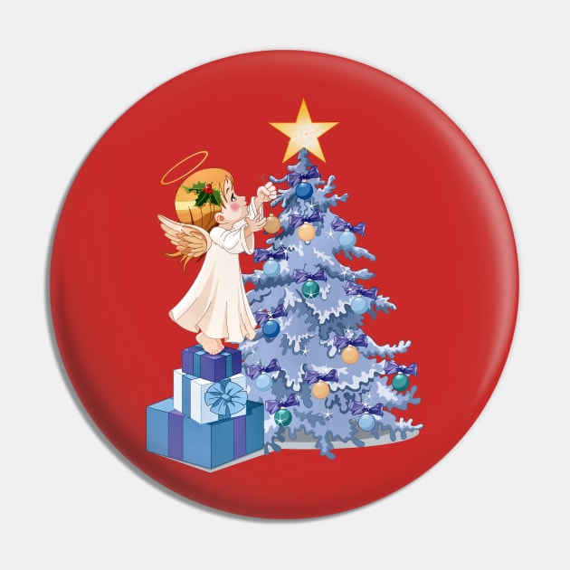 Decorating the Tree Pin by angelwhispers