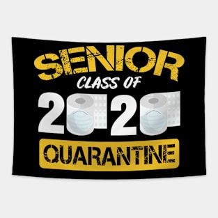 Senior Class Of 2020 Quarantine Toilet Paper Graduation Sunset Vintage Tee Tapestry