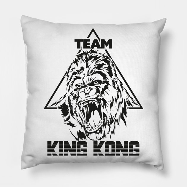 Team kong Pillow by PaperHead