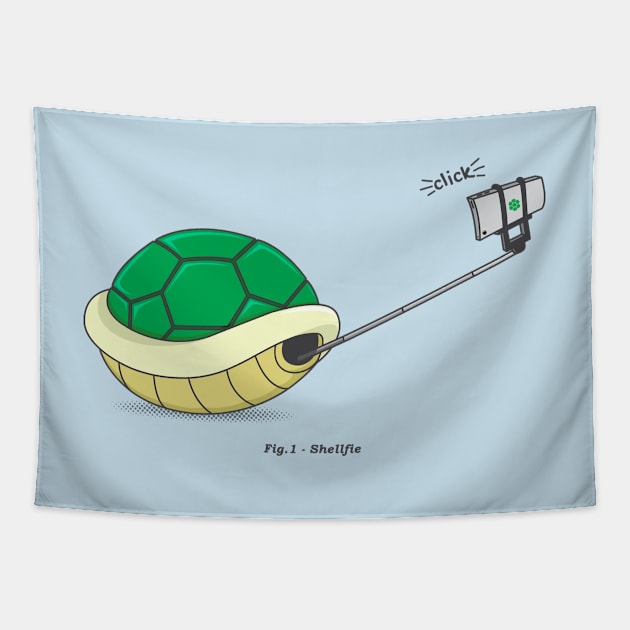 Shellfie Tapestry by Wasabi Snake