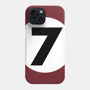 Billiard, Seven Ball Phone Case