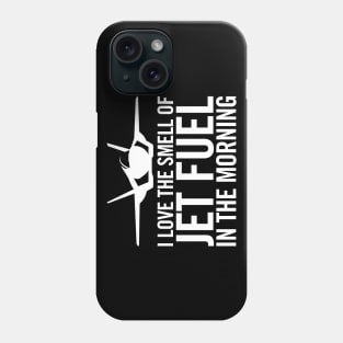 F-35 Lightning II "I love the smell of jet fuel in the morning" Phone Case