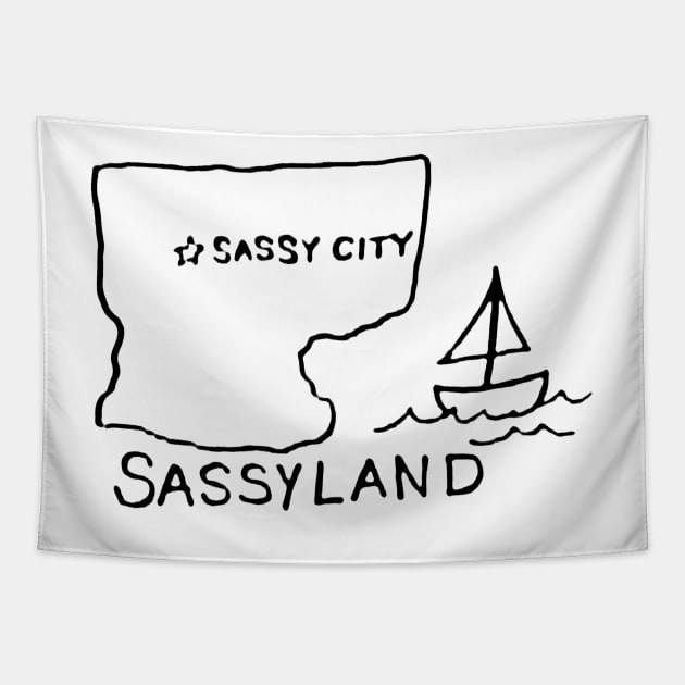 Sassyland Tapestry by WDWFieldGuide