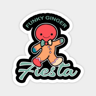 Funky Ginger Bread Man Magnet