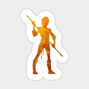 Boy Inspired Silhouette Magnet