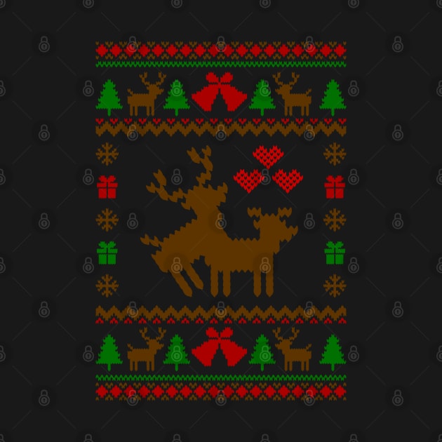 Ugly Frisky Deer Ugly Sweater by Hobbybox