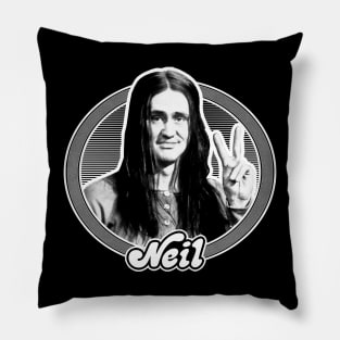 Neil Pye The Young Ones /// Retro Fan Art Design Pillow